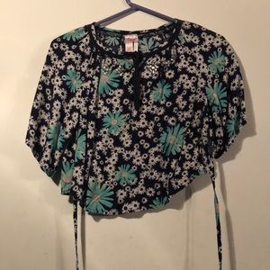 floral kids blouse